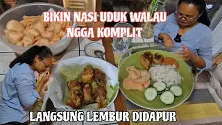 PULANG KERJA LARI KE WARUNG BELI AYAM BUAT BIKIN MENU NASI UDUK BETAWI !!
