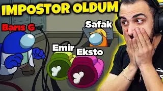 IMPOSTOR OLDUM!! SASUKEYİ KANDIRDIM!! YOUTUBERLARLA AMONG US!! | Barış Can