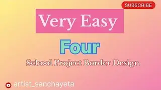 Four Beautiful Pagr Border Design #pageborder #borderdesign