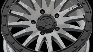 Valor Offroad V06 - Brushed Gunmetal Beadlock UTV Wheel