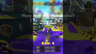 4-kill streak in Rainmaker | #splatoon3 #splatoon #gaming #killstreak