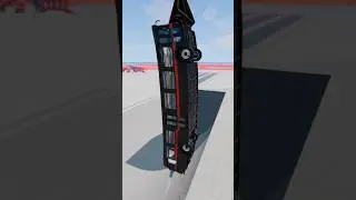 Crazy Bus Jump And Crash 🤯😱 #shorts #youtubeshorts #msgamingyt #beamngcrashes #beamngdrivecrashes