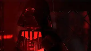 lego darth vaders hallway scene 3d animated