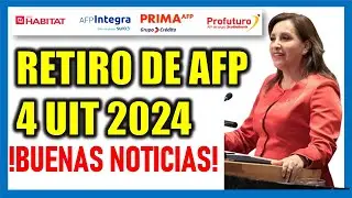 !BUENAS NOTICIAS! RETIRO DE AFP 2024 |Ejecutivo decidió no observar la autógrafa de Ley del Retiro