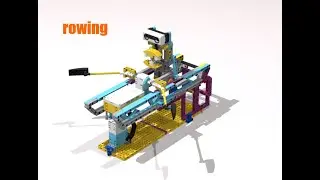 # Lego Spike Prime rowing gorilla
