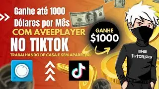 Ganhe até 1000 Dólares por Mês com AveePlayer no TikTok | Ené Tutoriais