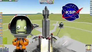 KSP • I'm Fails Landing the Rocket 3 Times