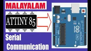 Attiny85 Serial communication and programming using ardeuno Uno