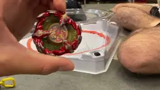Playing beyblade x with new stadium