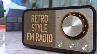 Retro Style FM Radio & Bluetooth Speaker- Unboxing & Review