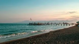 Flight along the Mediterranean coast. Полет вдоль берега Средиземного моря.