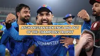 AFGHANISTAN KICK ENGLAND OUT OF THE CHAMPIONS TROPHY WITH A HEROIC VICTORY