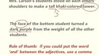 Coordinate Adjective Comma