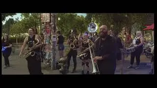 Chaotic Noise Marching Corps busking on Capitol Hill 7/14/23