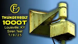 (6M 5/6) FS&S Thunderbolt 1000T Siren Test - Alert - Louisville, KY (Olmsted Academy North)