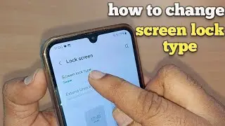 samsung galaxy: how to change screen lock type
