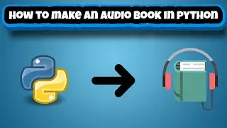 HOW TO MAKE AN AUDIOBOOK/PDF READER IN PYTHON IN 10 LINES|PYTHON|Code Like A PRO