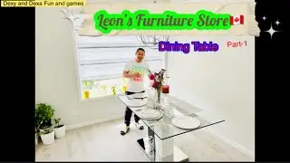 LEON’S FURNITURE STORE CANADA 🇨🇦 -DINING TABLE UNBOXING (part-1)