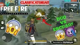 DUO VS ESCUAD | CLASIFICATORIA [Jugando Con Mi Segunda Cuenta] FREE FIRE (Bryan Styles)
