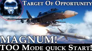 DCS: F/A-18C Hornet | AGM-88 HARM TOO Mode Tutorial! (Target of Opportunity)