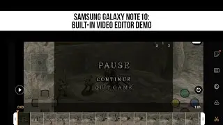 Samsung Galaxy Note 10 Plus - Video Editor Features | EP2