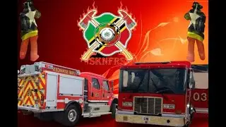 St kitts & Nevis Fire Fighters In Action