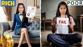 RICH VS POOR EXAM LIFE! SHOCKING FAMILY DRAMA