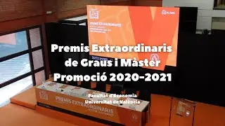 Premis Extraordinaris de Grau i Màster Promoció 20-21