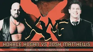 Horace Hogan VS Josh Matthews #hogan #xwf #wrestling #hulkhogan #horacehogan