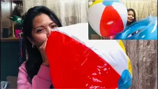 Blow up beach ball