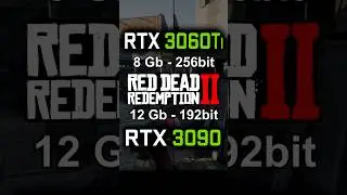 RTX 3060 Ti 8 Gb vs RTX 3090 12 Gb in Red Dead Redemption 2 | 4K
