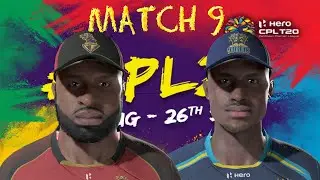 Match 9 - Trinbago Knight Riders v Barbados Tridents CPL 20  Highlights Cricket 19 Gameplay
