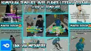 Kumpulan Template Literasi Avee Player || Top 10 template keren || Template avee player terbaru #6