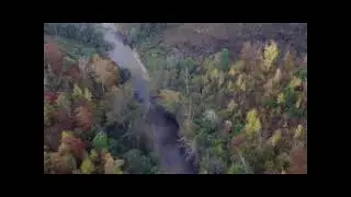 Fall Flyover on Hurricane Creek