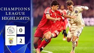 Ajax - Benfica | 0-2 | Highlights | Champions League 2024-25 | ajax benfica