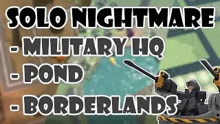 SOLO TB NIGHTMARE TRIUMPH ON MILITARY HQ / POND / BORDERLANDS / Tower Defense X