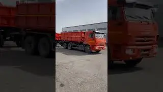 Сельхозник самосвал камаз 45143 с прицепом нефаз 8560-02