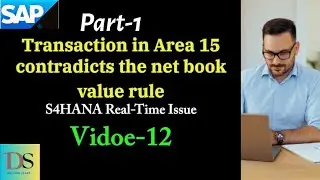 Realtime issue Vendor line item clearing Asset down payment DS SAP FICO CLASSES