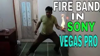 Sony Vegas Pro - How to Add Fire Band or Fire Flame effect in Video Tutorial