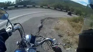 Крым, дорога, Драга. 25 минут асфальта.