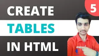 Table In HTML  | How To Create Tables in HTML with CSS | IN HINDI