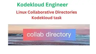 Linux Collaborative Directories Kodekloud task