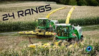 X2 9900i JD en action pour l’ensilage
