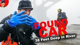 FOUND Car in River (38' Deep) while Scuba Diving in Portland!