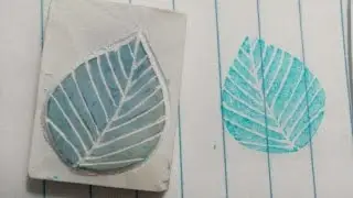 How To Carve A Leaf Eraser Stamp - DIY Crafts Tutorial - Guidecentral