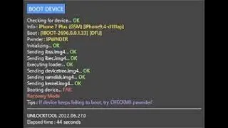 Ramdisk Fix Loader Error and Boot Error for Bypass IOS 15