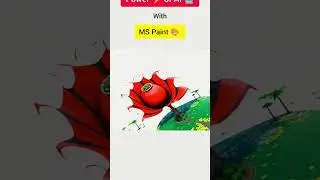 ai with ms paint🎨🎨 🤖🤖 #paint #viral #mspaint #drawing #ai #short