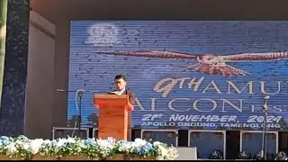 Tamenglong DC, Dr. L Angshim Dangshawa's speech at 9th Amur Falcon Festival 2024