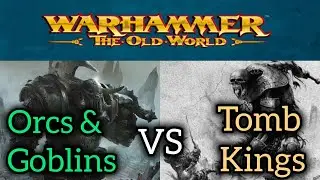 Warhammer THE OLD WORLD Battle Report | ORCS & GOBOS vs TOMB KINGS