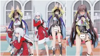 【MMD】 Chipi Chipi Chapa Chapa | 素裳, 克拉拉, 藿藿, 卡芙卡, 镜流, 桂乃芬, 托帕&账账, 黑塔, 银狼, 青雀, 符玄, 停云 【4k/60fps】